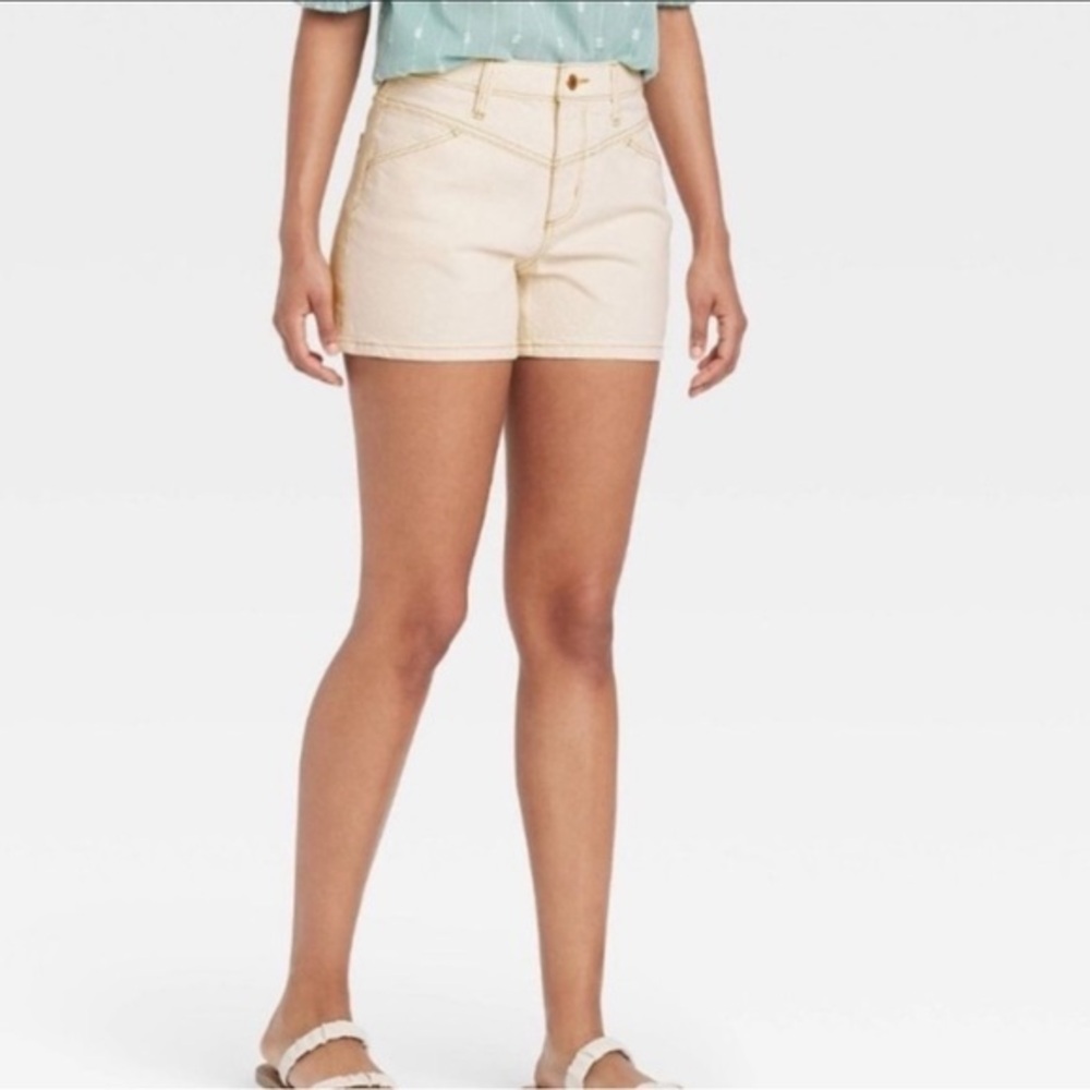 Universal Thread vintage style midi denim shorts